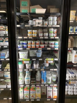 Yogurt & milks at Homesteader Health Foods in Fort St John