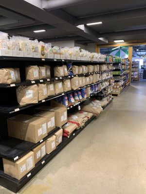 Bagged bulk  at Homesteader Health Foods in Fort St John