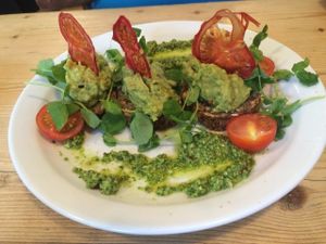 Rock Star Smashed Avocado at Offbeet in Wickham