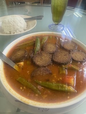Veggie FIS curry  at Bock Garden Meatless Cafe  家园 in Penang