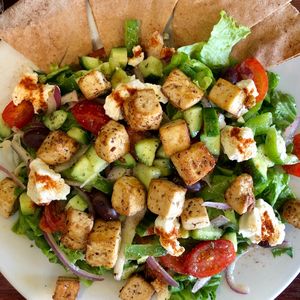 Greek Salad at Un Solo Sol in Los Angeles