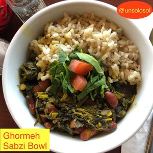 Ghormeh Sabzi Bowl at Un Solo Sol in Los Angeles