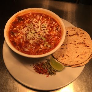 Red Pozole  at Un Solo Sol in Los Angeles