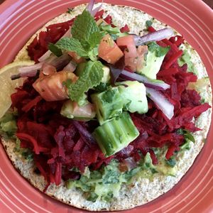 House Tostada!  at Un Solo Sol in Los Angeles