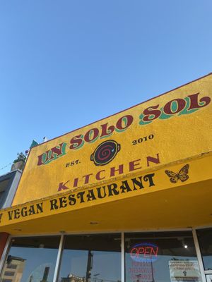 Upon Arrival at Un Solo Sol 🌞 (Exterior is Brightly Colored)  at Un Solo Sol in Los Angeles