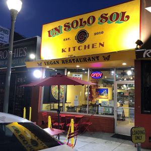 Store Front at night!  at Un Solo Sol in Los Angeles