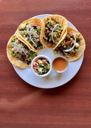 Paula’s Mix & Nopalitos Tacos  at Un Solo Sol in Los Angeles