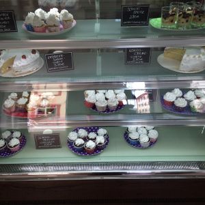 selection of cupcakes, cakes and dessert  at Holy Kitchen in Heidelberg