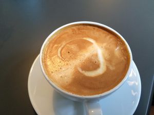 delicious coffee with really good blend at Holy Kitchen in Heidelberg