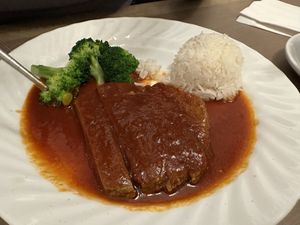 Thai Style Steak  at Zen Gardens in London