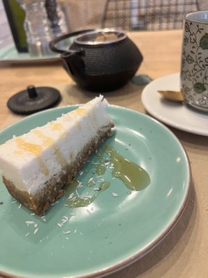 Tarta de "queso”  at Punto Vegano in Madrid