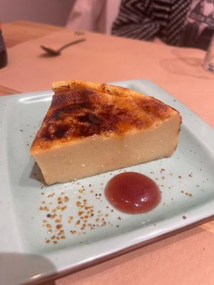 Tarta de queso  at Punto Vegano in Madrid