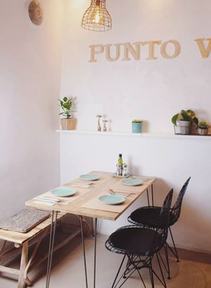 La mesa del rincón at Punto Vegano in Madrid