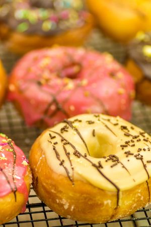 Donuts veganos! at Punto Vegano in Madrid