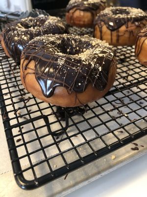 Donuts  at Punto Vegano in Madrid