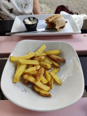 Ate most of it before I thought to take a photo 😕 at Vegan Antics in Gravesend