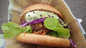 Pulled burger at Latienda in Copenhagen