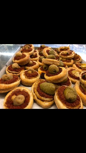 Pizzette  at Pasticceria San Marco in Ospitaletto