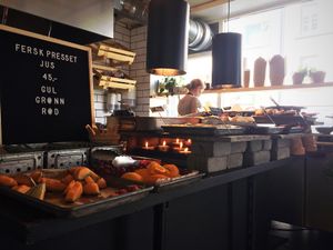 buffet at Mat Fra Hagen in Trondheim