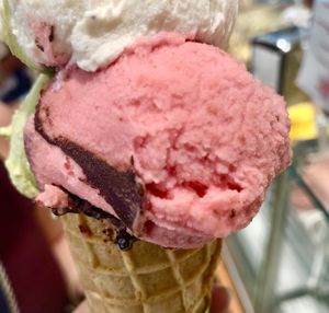 Raspberry chocolate   at Vanilla Gelati Italiani in Milan