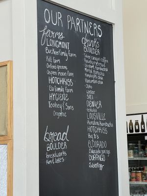 More local foods at Organic Sandwich Company in Boulder