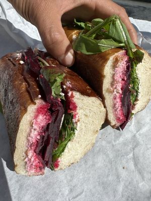 Beetnik 💯 #Veganuary at Organic Sandwich Company in Boulder