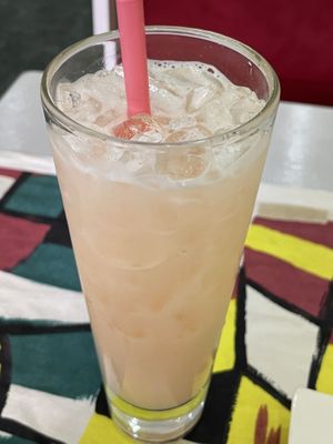 Lime and ginger fruit shake, 20,000 kip  at House of Fruit Shakes in Vientiane