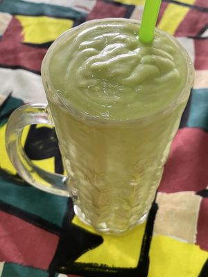 Avocado coconut fruit shake, 30,000 kip  at House of Fruit Shakes in Vientiane