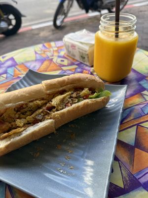   at House of Fruit Shakes in Vientiane