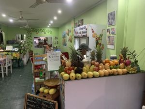   at House of Fruit Shakes in Vientiane