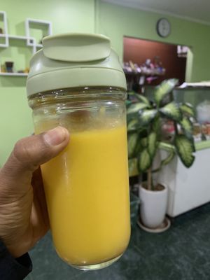   at House of Fruit Shakes in Vientiane