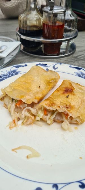 Frühlingsrolle mittagsmenü at Asia Paradies in Vienna
