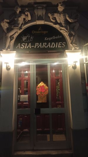 Entry at Asia Paradies in Vienna