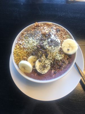 Açai bowl  at Thrive Juice Co in Saskatoon