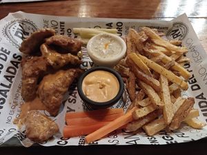 Oyster mushroom "boneless" at Revolucion Verde - Colonia Primavera in Monterrey