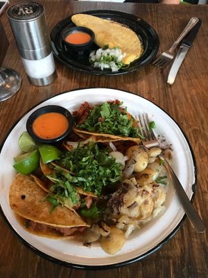 Vegan Tacos at Revolucion Verde - Colonia Primavera in Monterrey