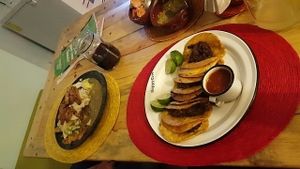 Taquitos de barbacoa at Revolucion Verde - Colonia Primavera in Monterrey