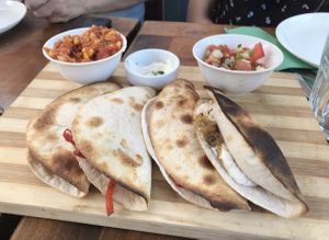 Quesadillas  at Shakti en Chile in Santiago