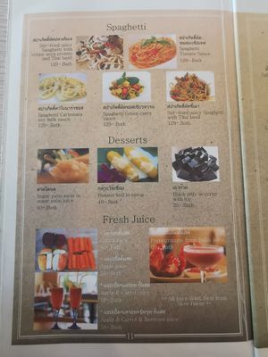 Menu at Talalask - Rama 2 in Bangkok