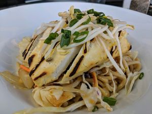 Yaki Udon Stirfry at Saranac Public House in Spokane