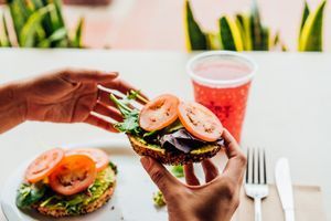 Breakfast Bagel at Dory Deli in Newport Beach