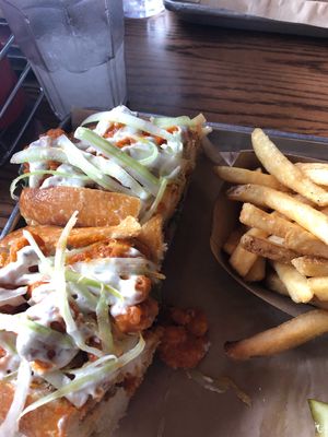 buffalo Mary and fries 😍🥰 at Dory Deli in Newport Beach