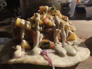 Wowzer Avocado tacos!!! at Dory Deli in Newport Beach