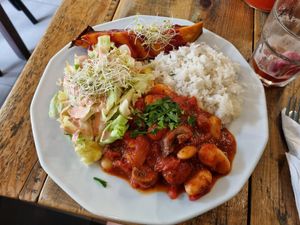 Danie dnia z przeszłości at Lokal Vegan Bistro in Warsaw