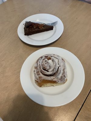 desserts at Lokal Vegan Bistro in Warsaw