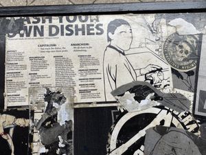 Table  at Lokal Vegan Bistro in Warsaw