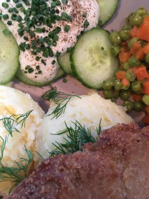 Sauer cashew cream at Lokal Vegan Bistro in Warsaw