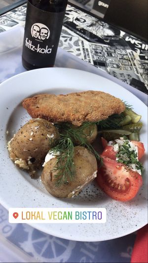   at Lokal Vegan Bistro in Warsaw