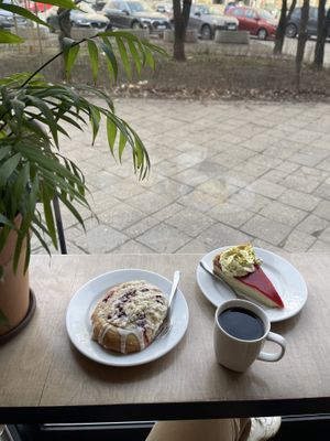 nice cafe  at Lokal Vegan Bistro in Warsaw