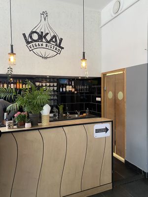 Counter   at Lokal Vegan Bistro in Warsaw